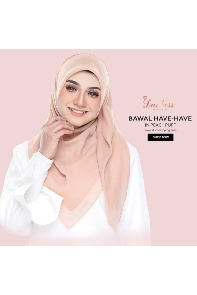 BAWAL HAVE2  - PEACH PUFF BAWAL HAVE2  - PEACH PUFF